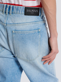 Pantalon en jean ample - Bleu Jean Clair