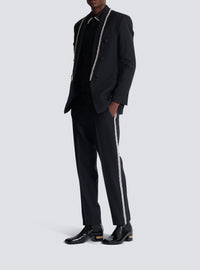 Wool trousers - Black & Crystal