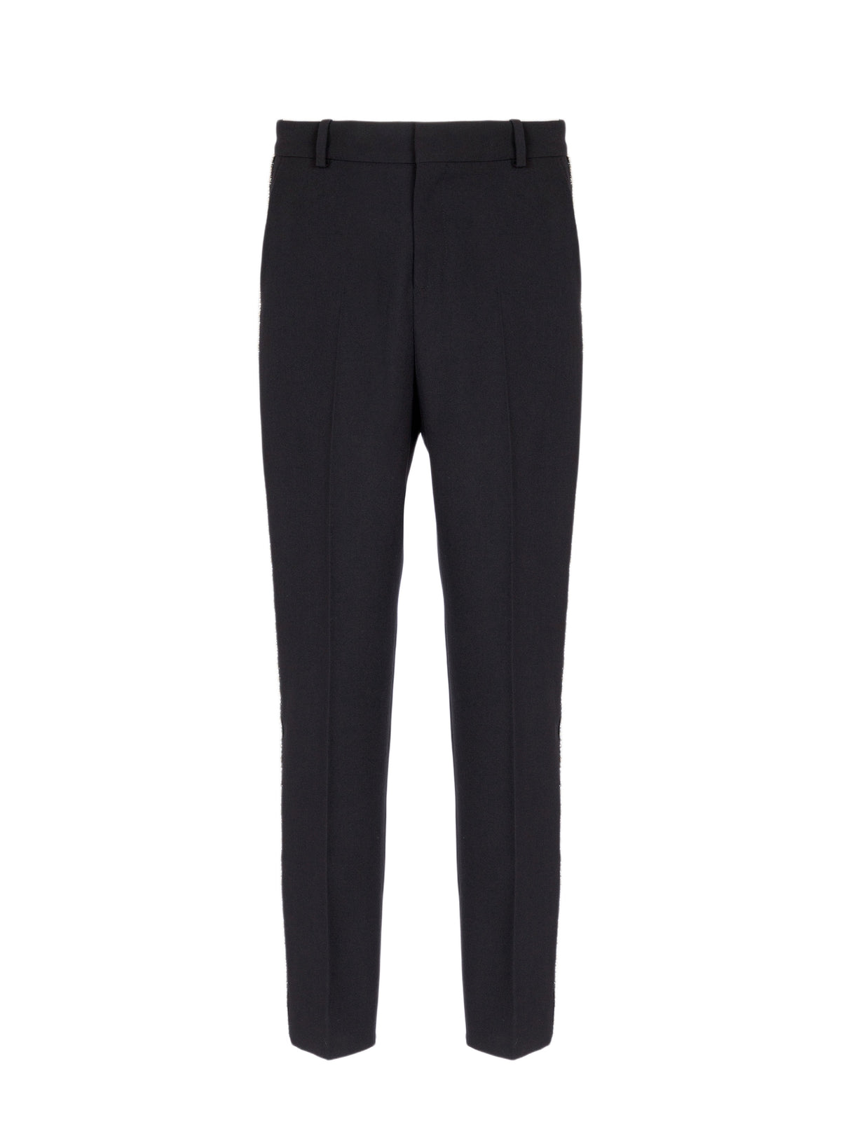 Wool trousers - Black & Crystal