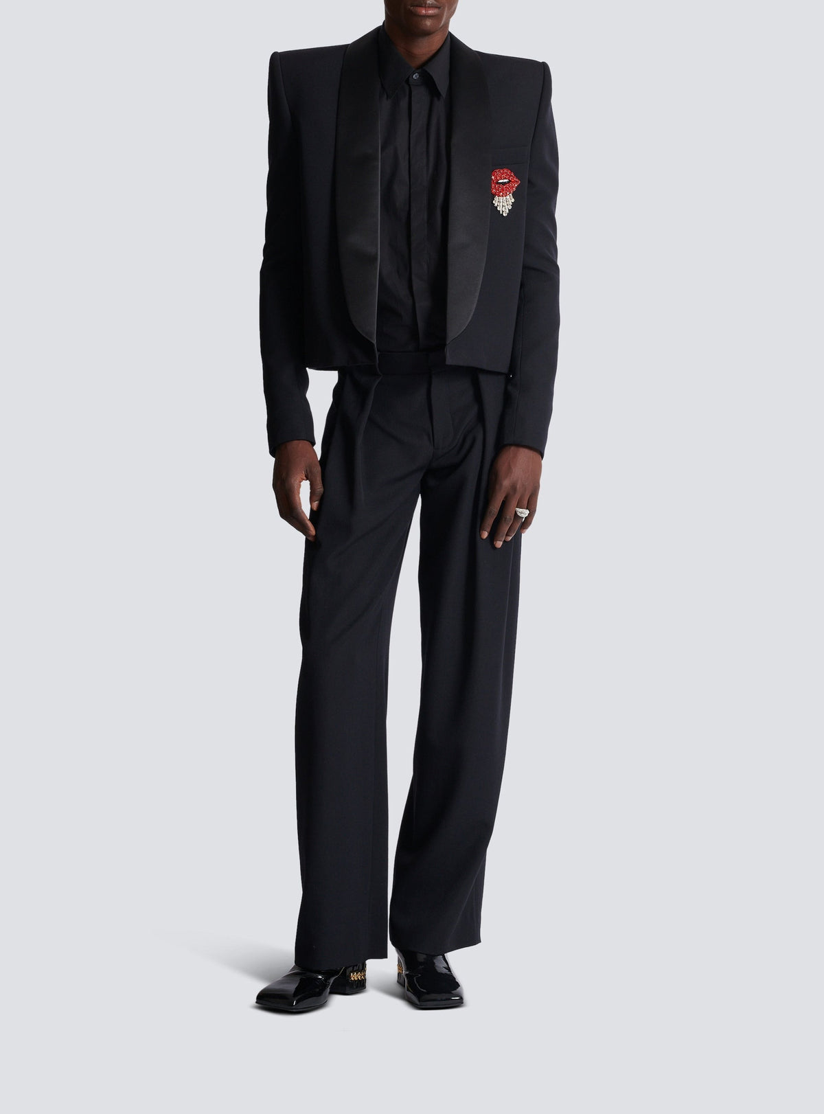 Veste en laine - Noir
