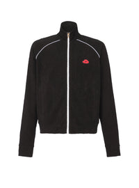 Veste de survêtement en velours - Noir