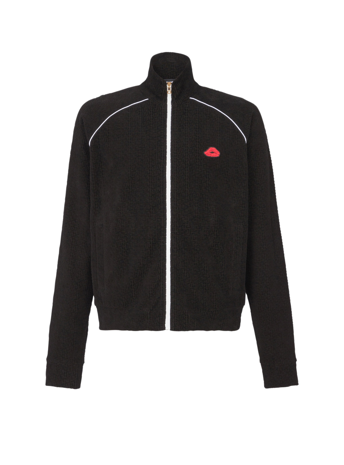 Veste de survêtement en velours - Noir