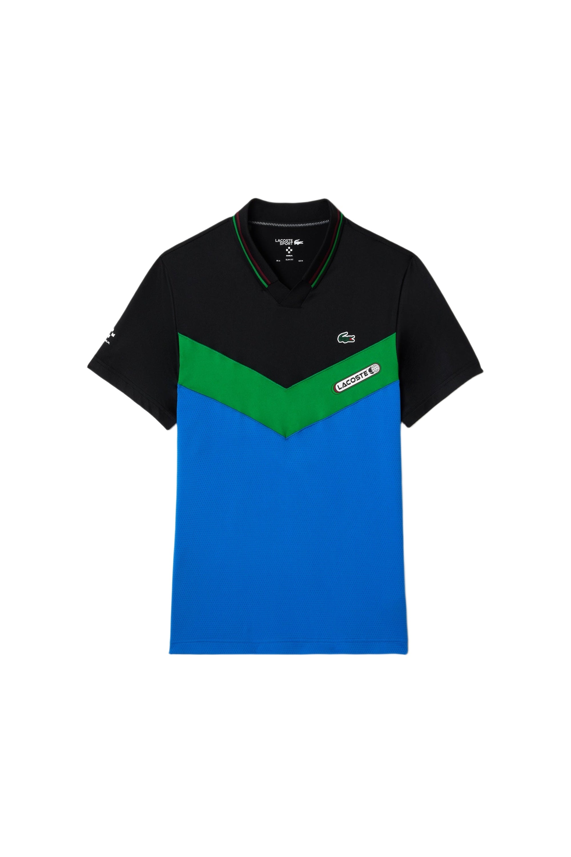 Polo à manches courtes - Noir & Zin-Calathea-Hilo