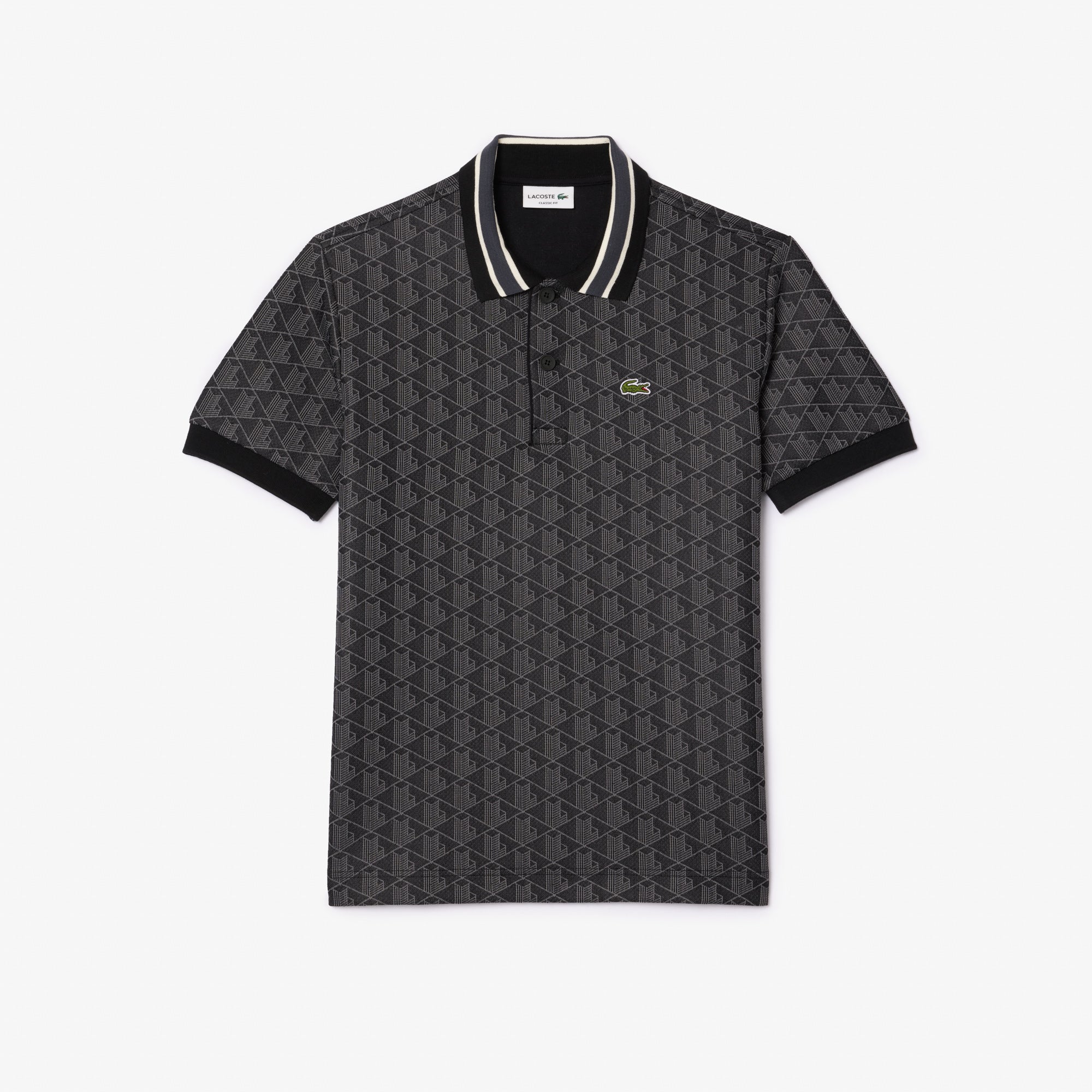 Polo à manches courtes - Noir & Graphite