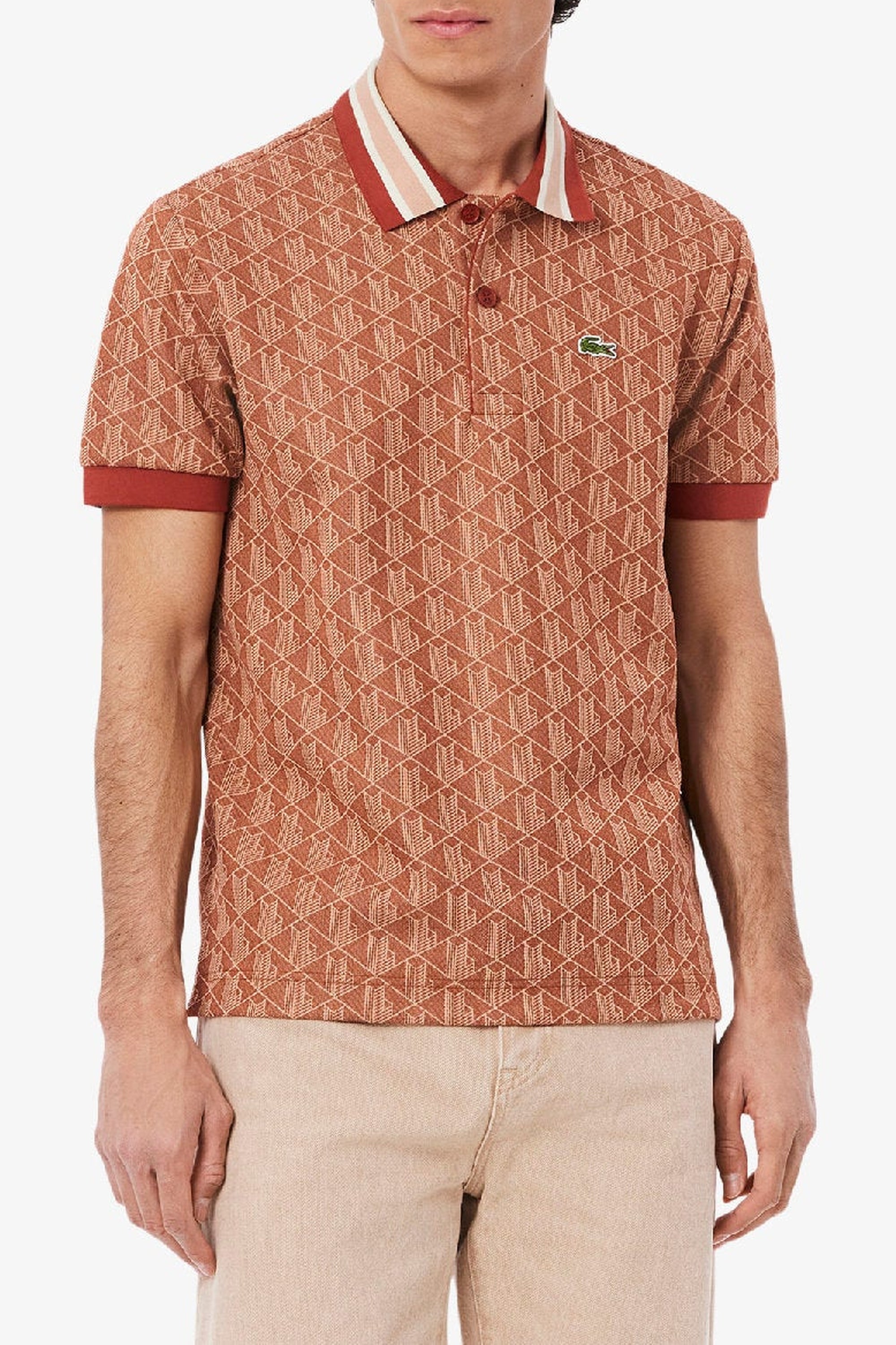 Polo en jacquard monogramme - Iberis & Latte