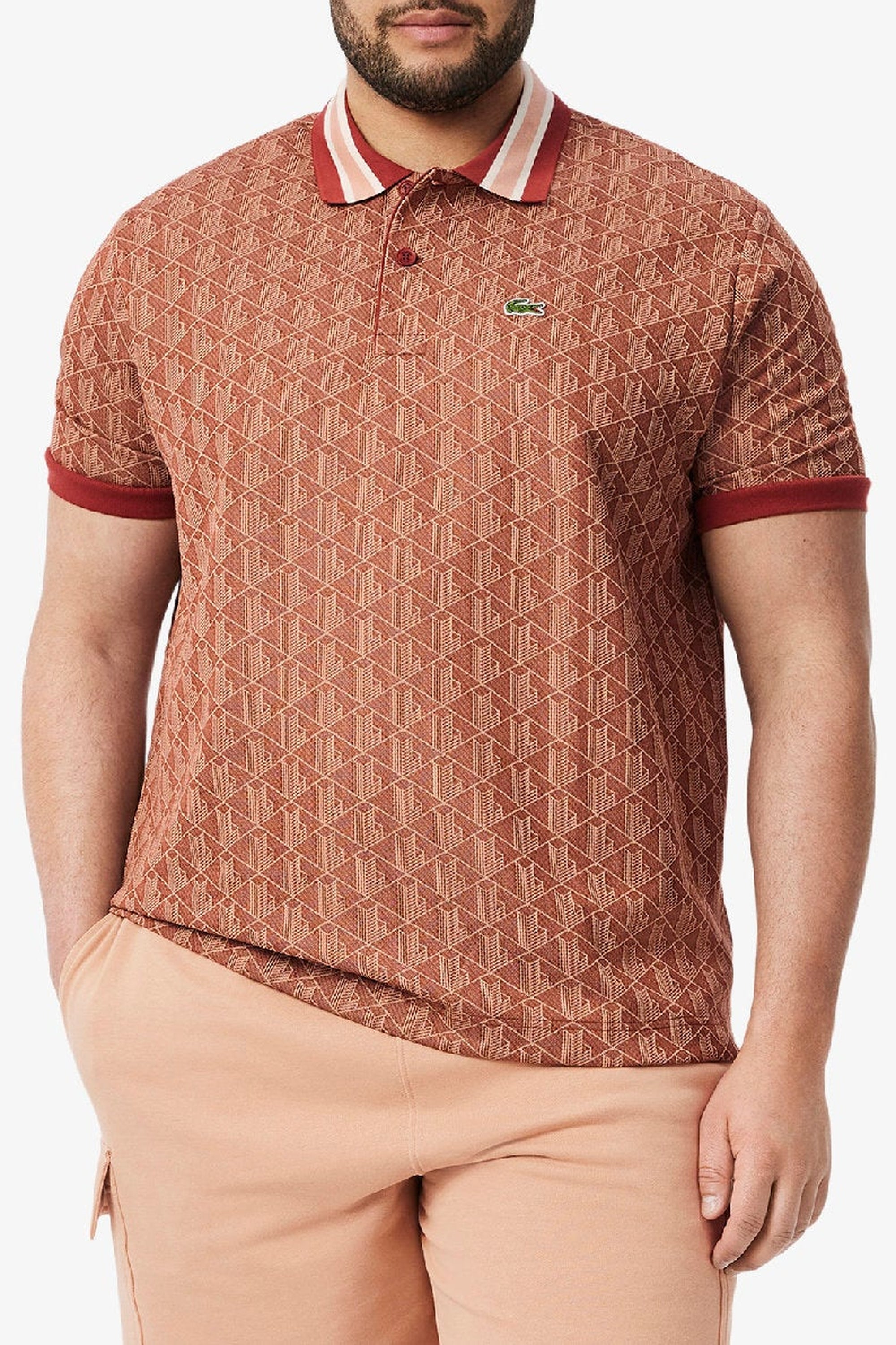 Polo en jacquard monogramme - Iberis & Latte