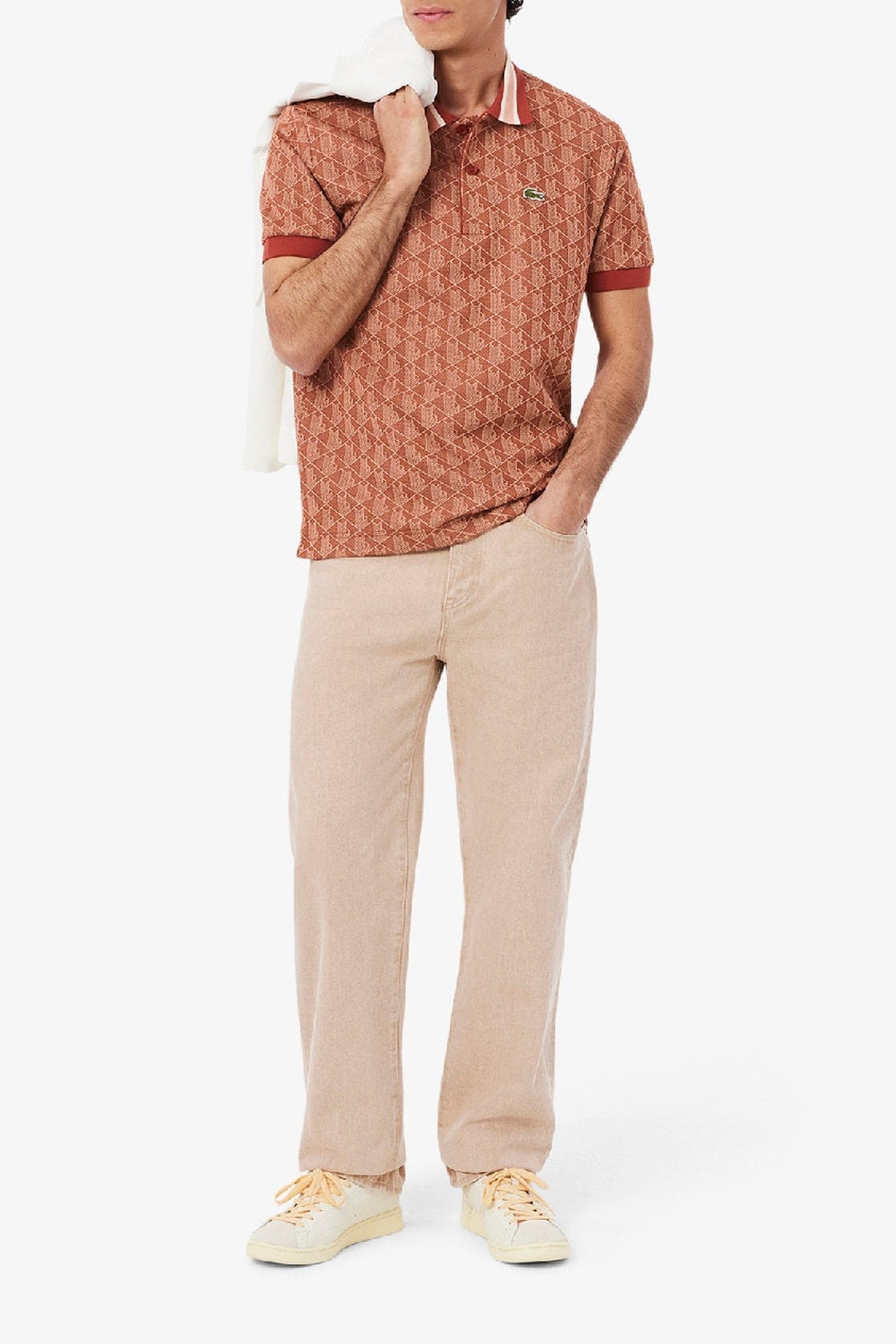 Polo en jacquard monogramme - Iberis & Latte