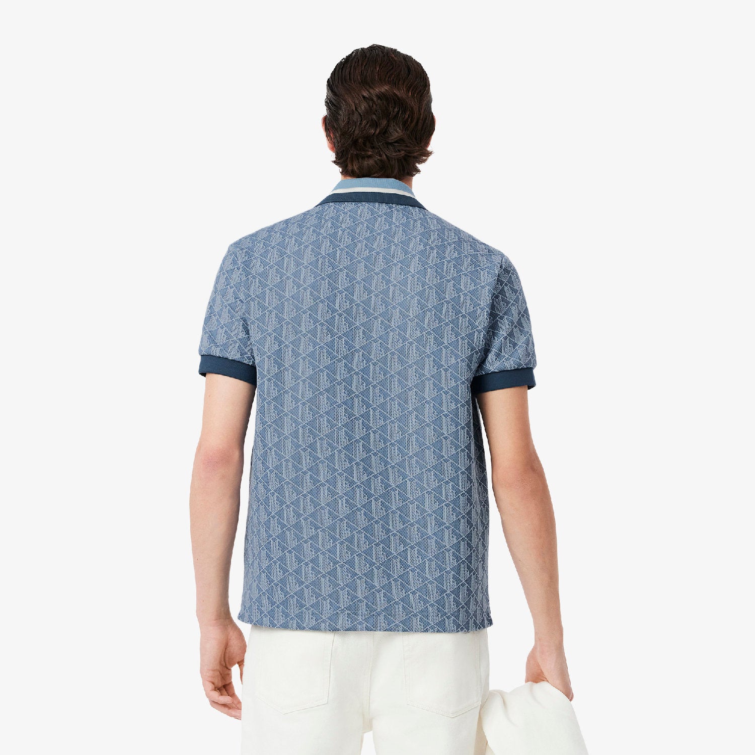 Polo en jacquard monogramme - Faucon & Panorama