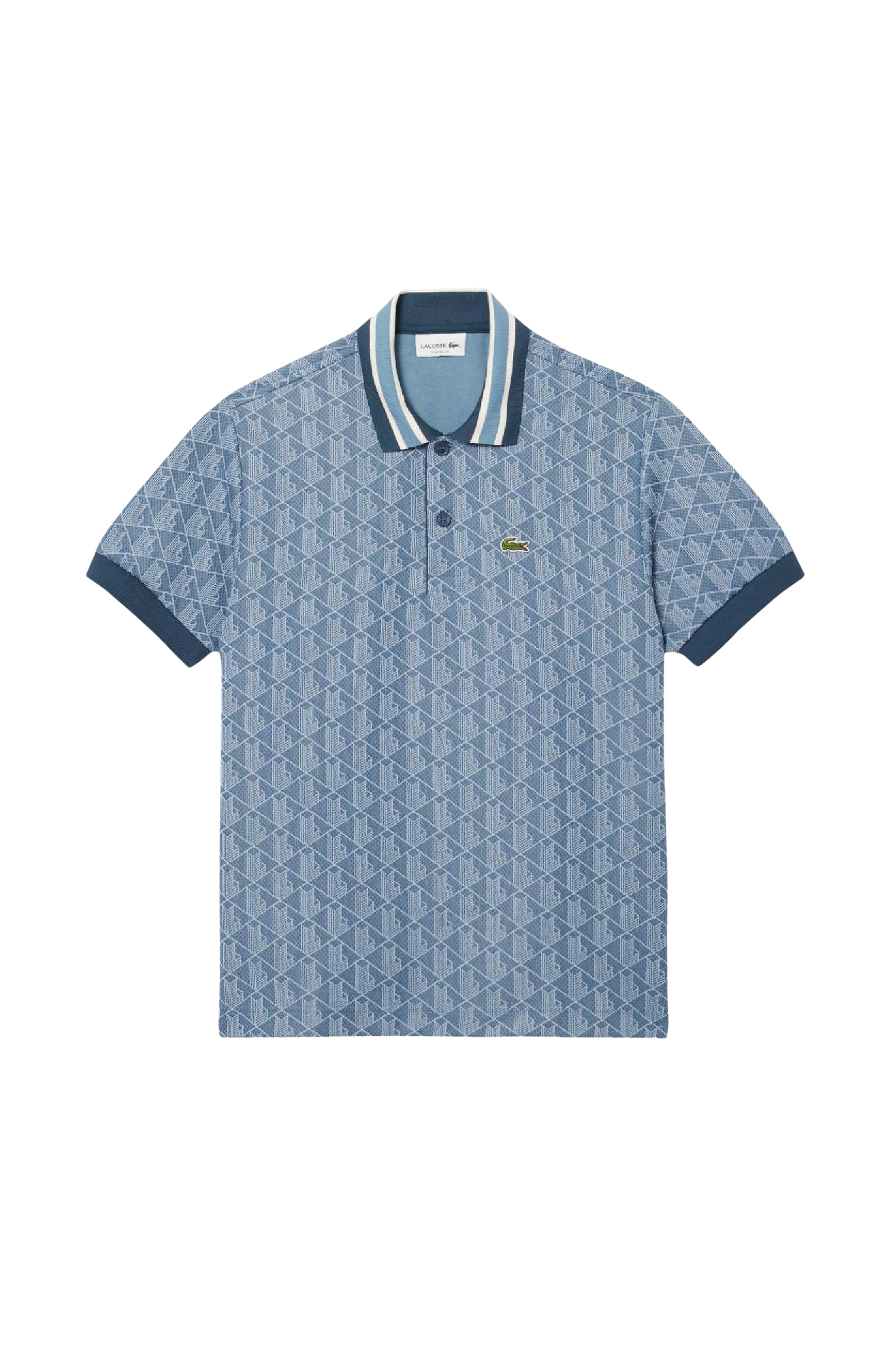 Polo en jacquard monogramme - Faucon & Panorama