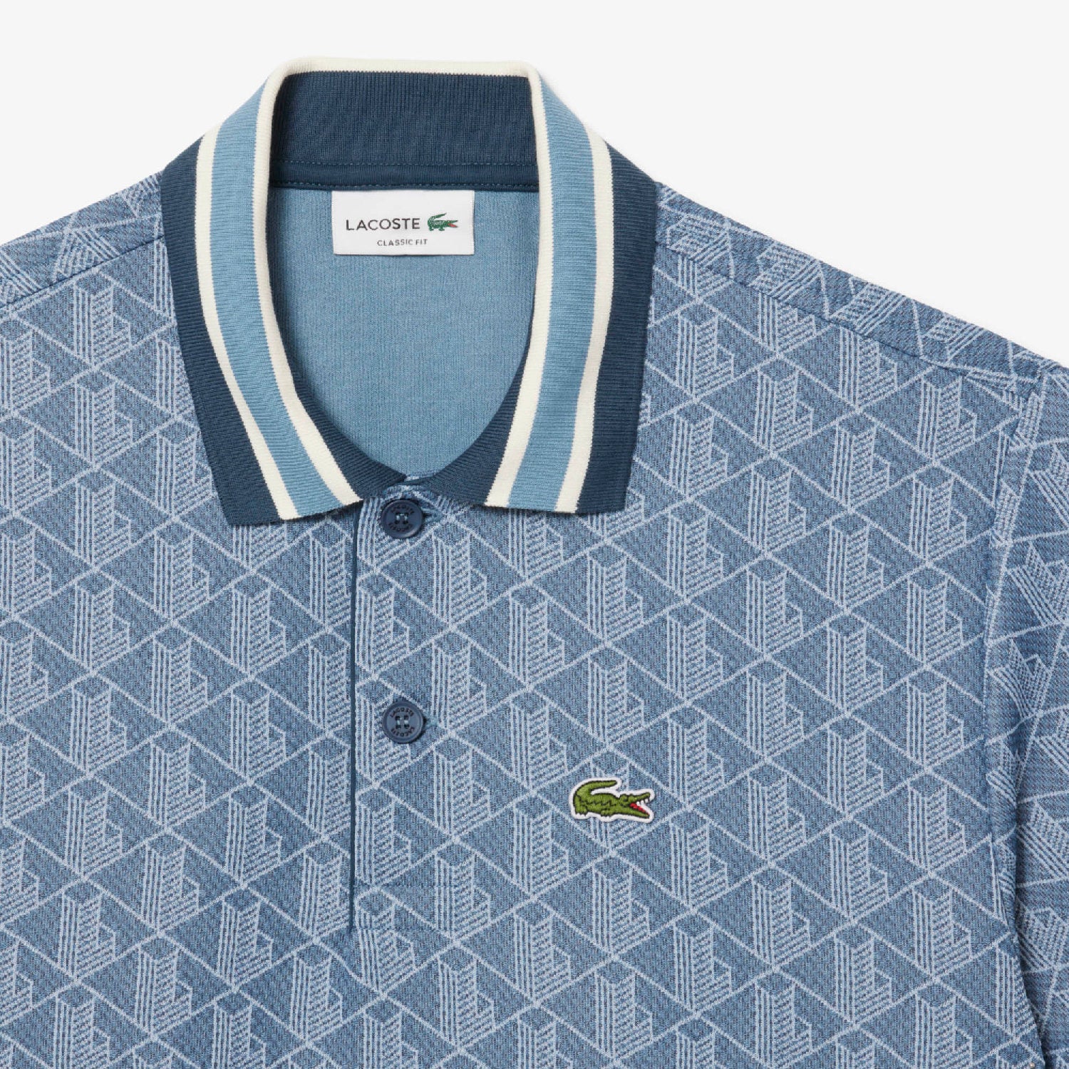 Polo en jacquard monogramme - Faucon & Panorama