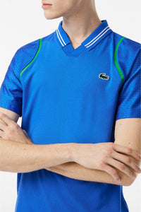 Polo ajusté Lacoste Tennis x Daniil Medvedev en piqué - Royaume