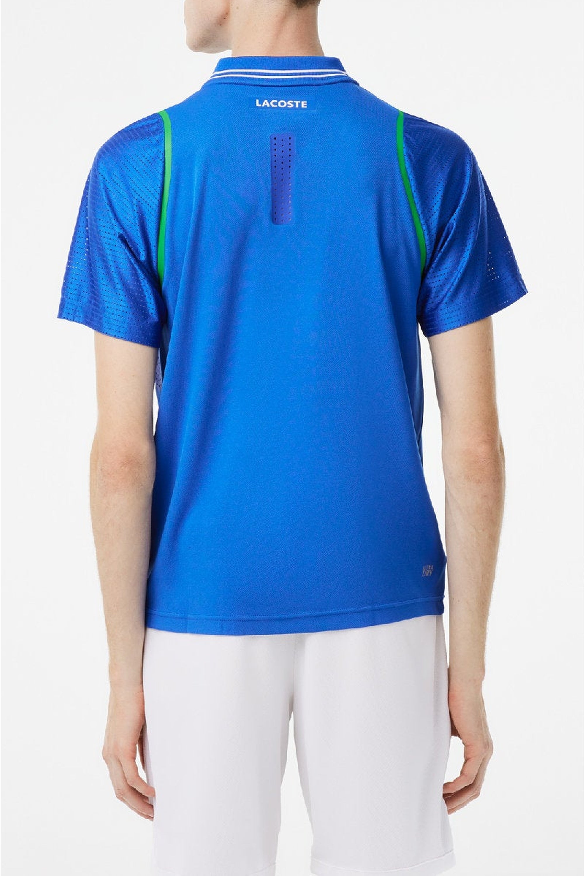 Polo ajusté Lacoste Tennis x Daniil Medvedev en piqué - Royaume