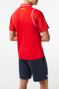 Polo ajusté Lacoste Tennis x Daniil Medvedev en piqué - Corrida