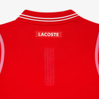 Polo ajusté Lacoste Tennis x Daniil Medvedev en piqué - Corrida