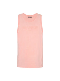 Tank top with vintage embroidery - Salmon & Salmon