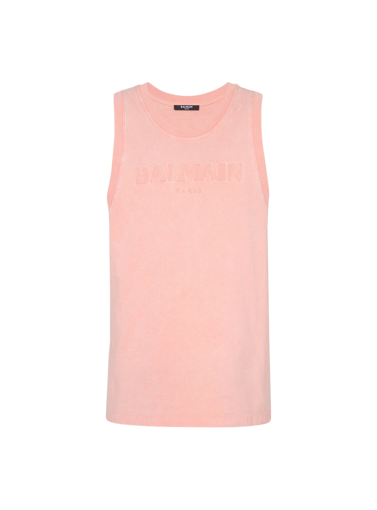 Tank top with vintage embroidery - Salmon & Salmon