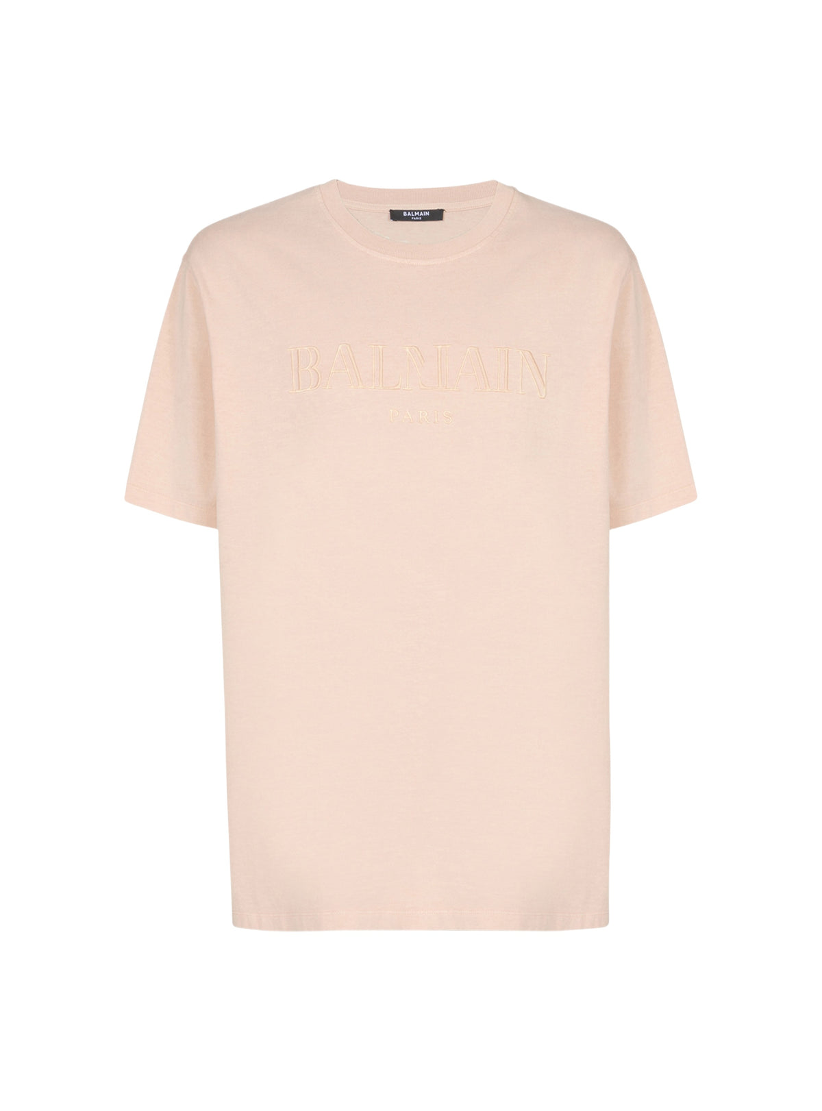 T-shirt ample à broderie - Nude Clair & Nude Clair