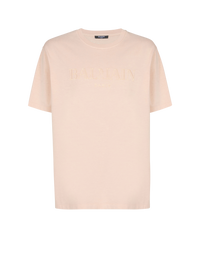 T-shirt ample avec broderie balmain vintage - Nude Clair & Nude Clair
