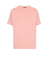 T-shirt ample avec broderie balmain vintage - Saumon  &  Saumon