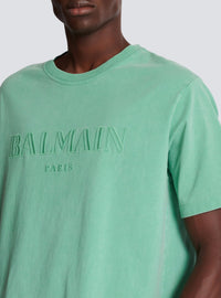 T-shirt ample à broderie - Vert