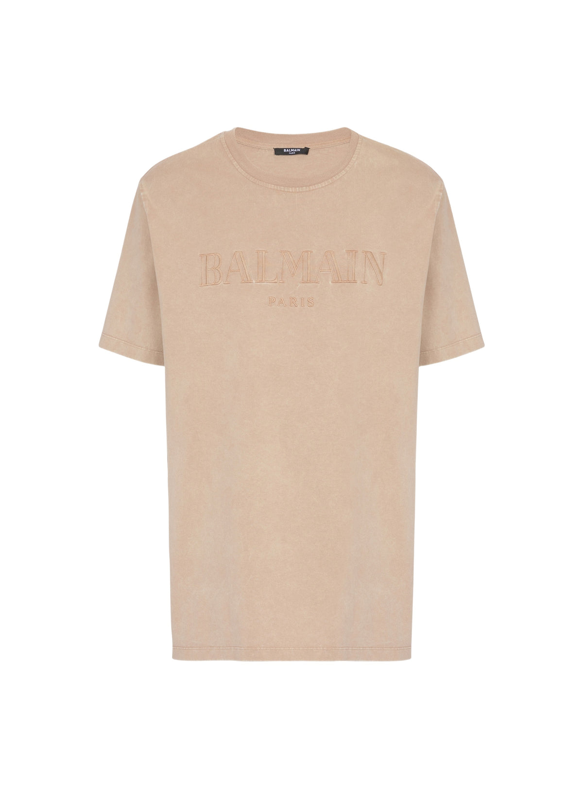 T-shirt ample à broderie - Beige