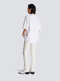 T-shirt ample imprimé balmain postcard - Multicolore