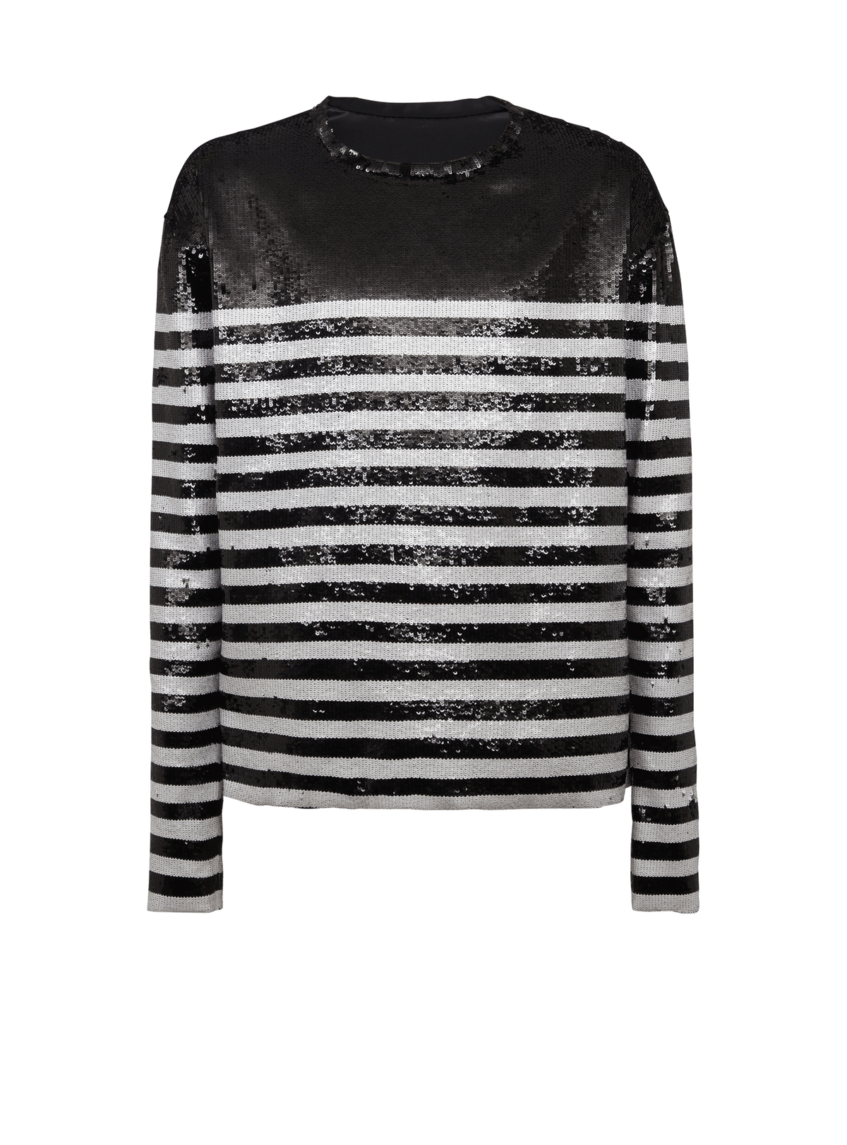 Haut mariniere rayé brodé - Noir & Blanc