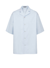 Balmain SS signature cotton shirt - Blue