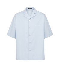 Sur Chemise signature en coton SS Balmain - Bleu