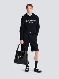 Hoodie imprimé balmain paris - Noir & Blanc