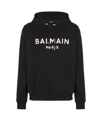 Hoodie imprimé balmain paris - Noir & Blanc