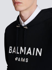 Hoodie imprimé balmain paris - Noir & Blanc