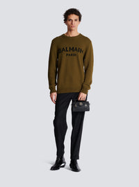 Pull en laine balmain paris - Kaki