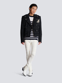 Pull marinière en cachemire - Blanc & Marine