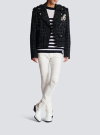 Pull marinière en cachemire - Blanc & Marine