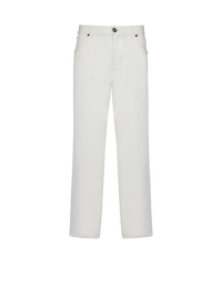 Pantalon en jean droit - blanc-lavé - Blanc
