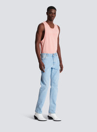 Jean regular en denim light blue  - Bleu Jean Clair