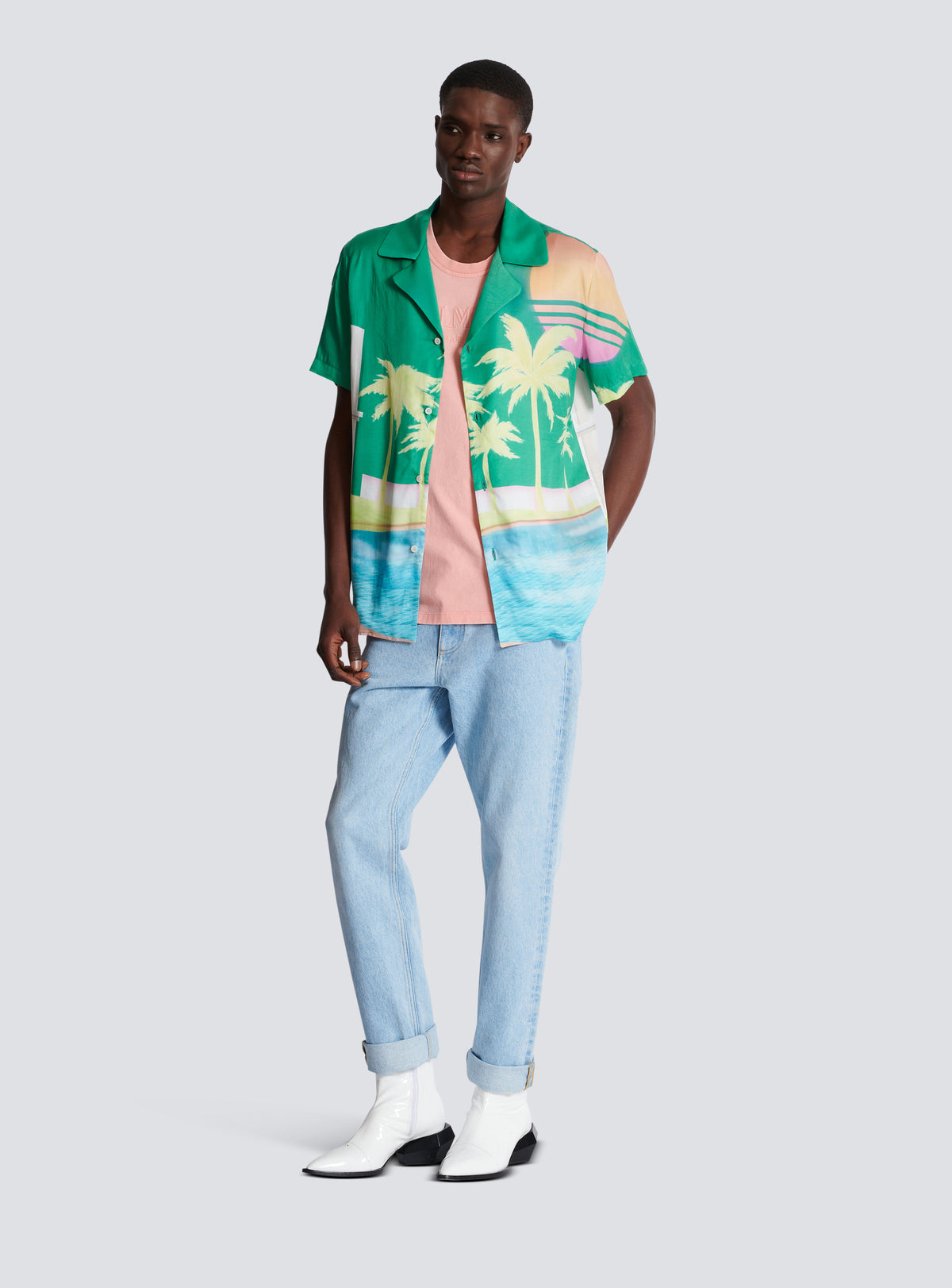 Jean regular en denim light blue  - Bleu Jean Clair