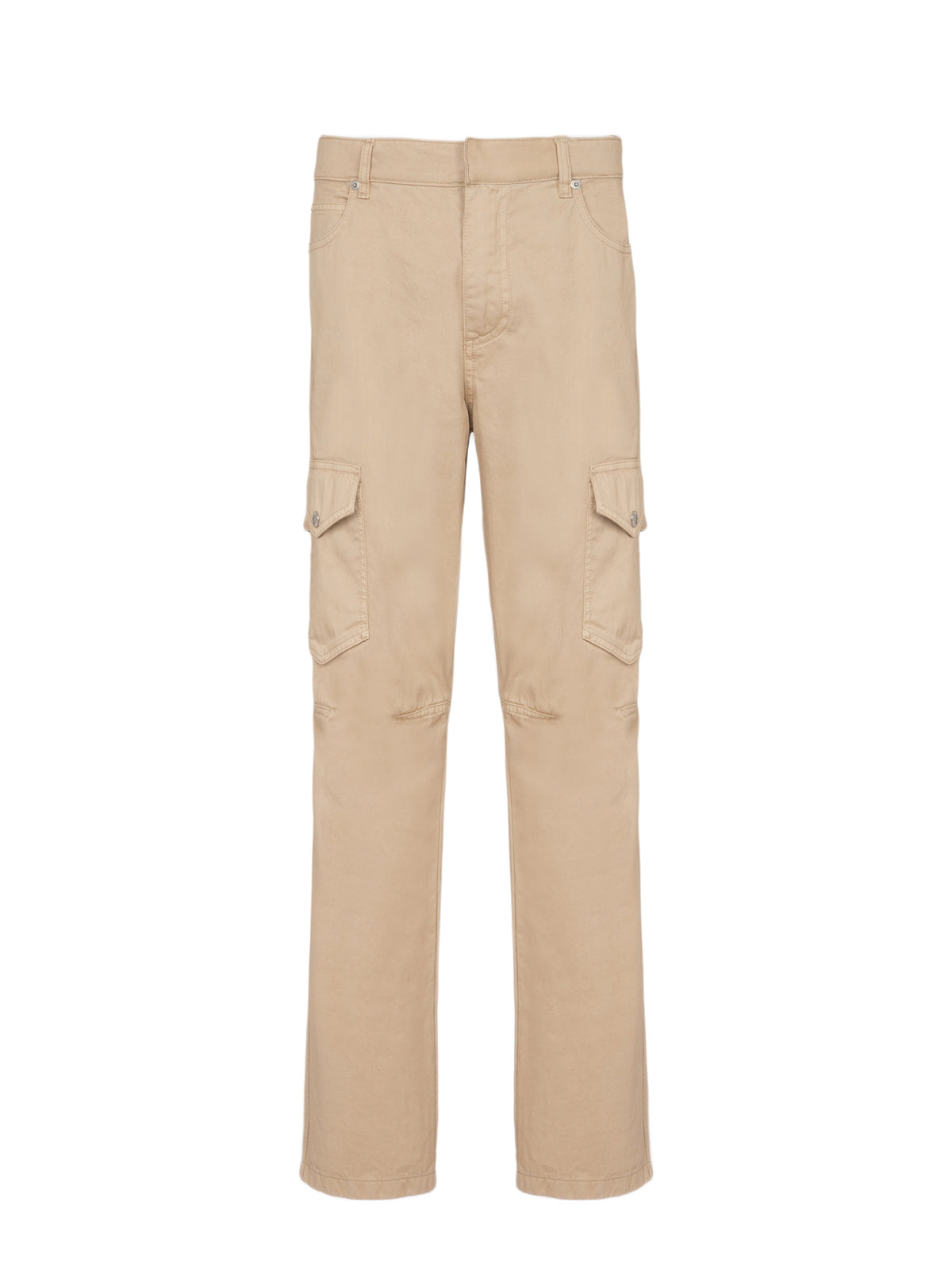 Pantalon cargo en coton droit - Sable