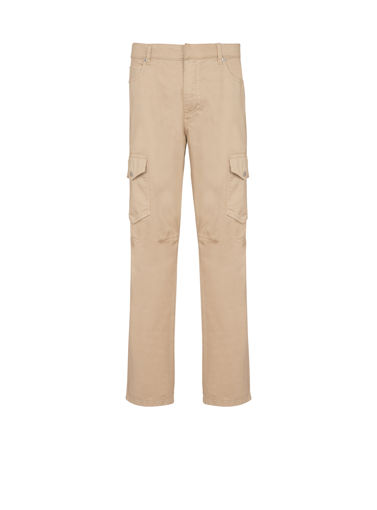 Pantalon cargo en coton droit - Sable