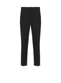 Pantalon en laine double crêpe - Noir