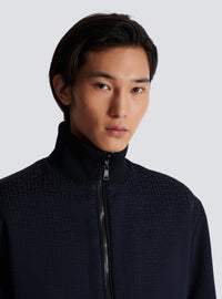 Bomber réversible monogrammée - Bleu Foncé & Marine