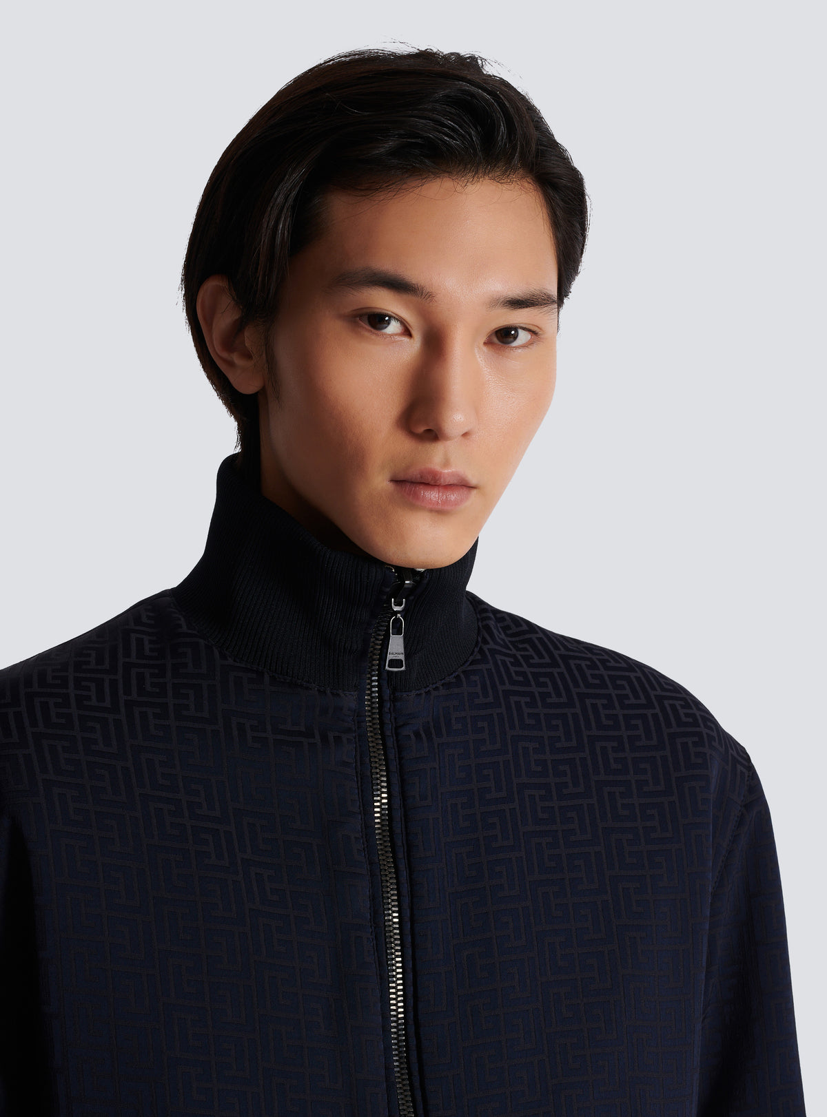 Bomber réversible monogrammée - Bleu Foncé & Marine