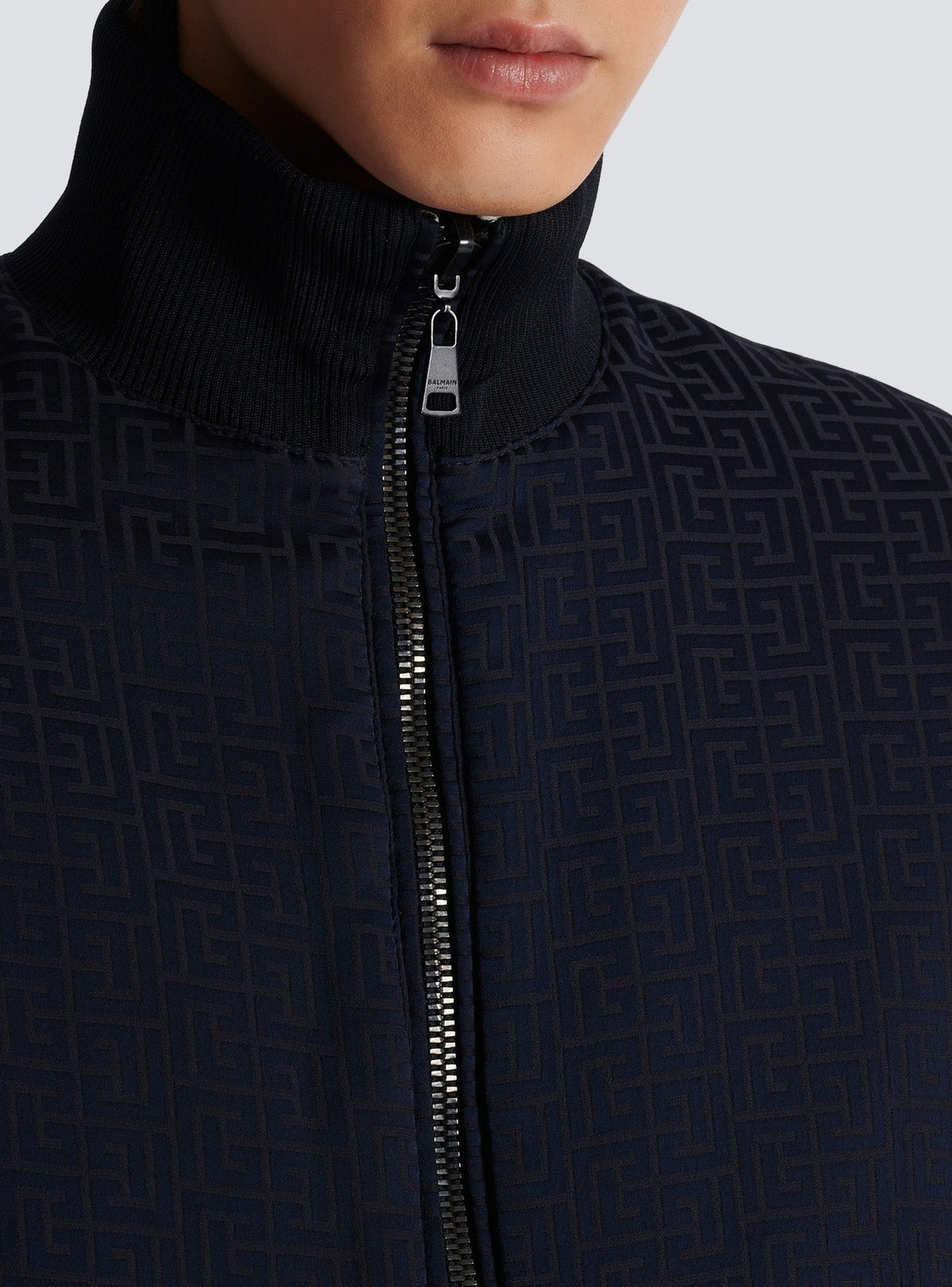 Monogram reversible bomber jacket - Dark Blue & Navy