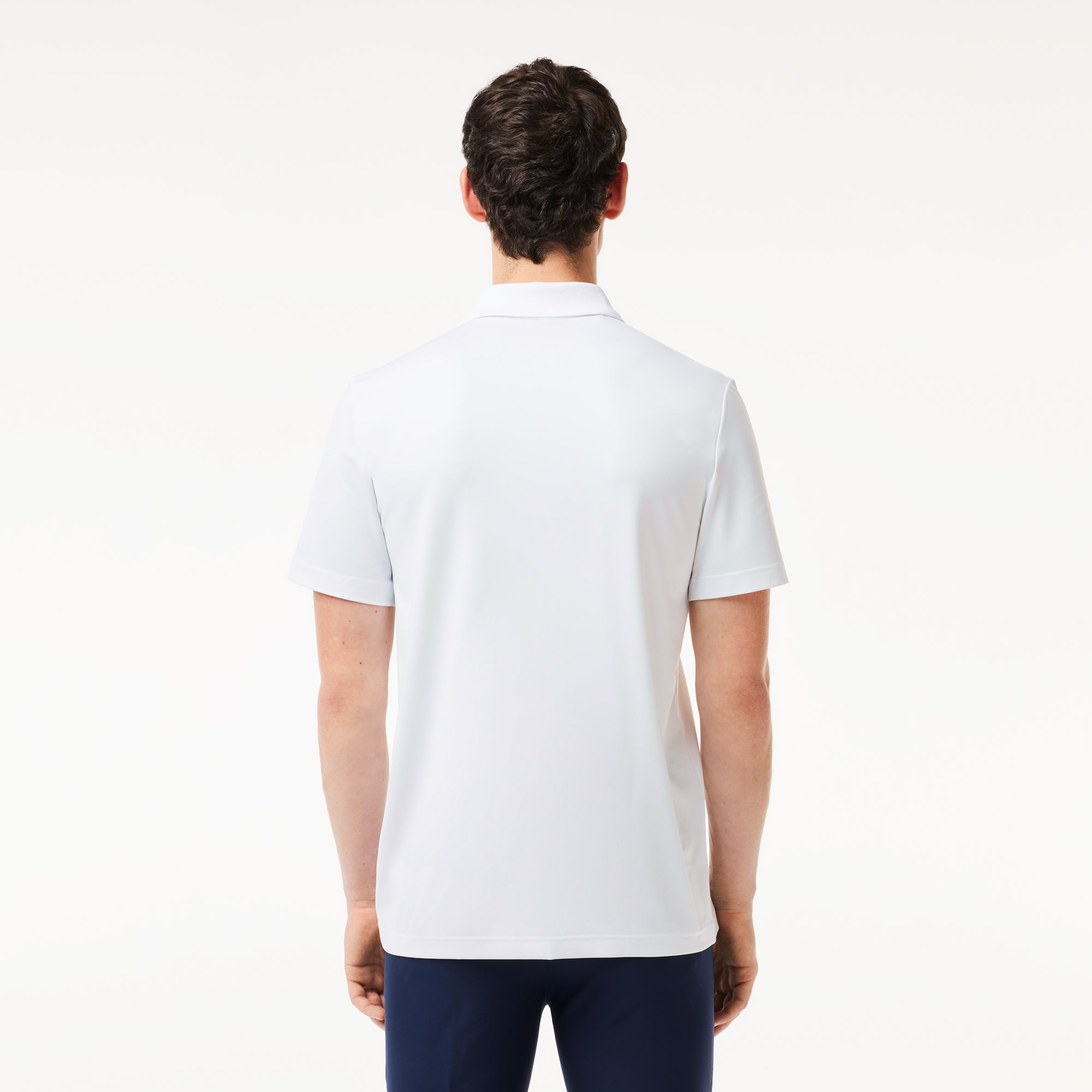 Polo à manches courtes - Blanc & Marine