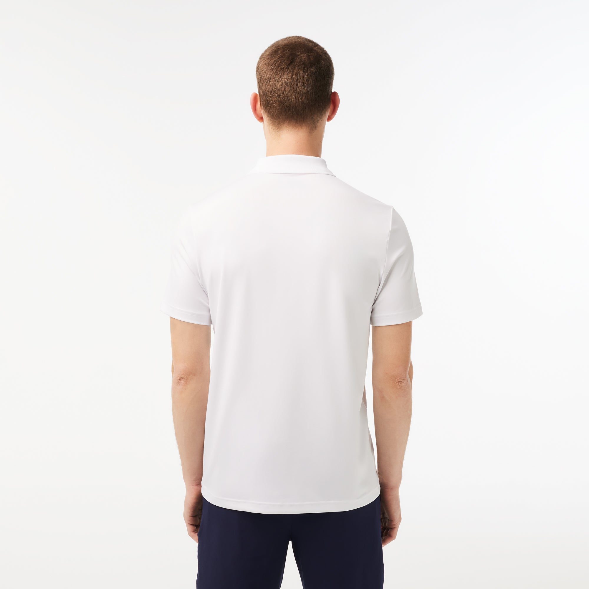 Polo à manches courtes - Blanc & Marine