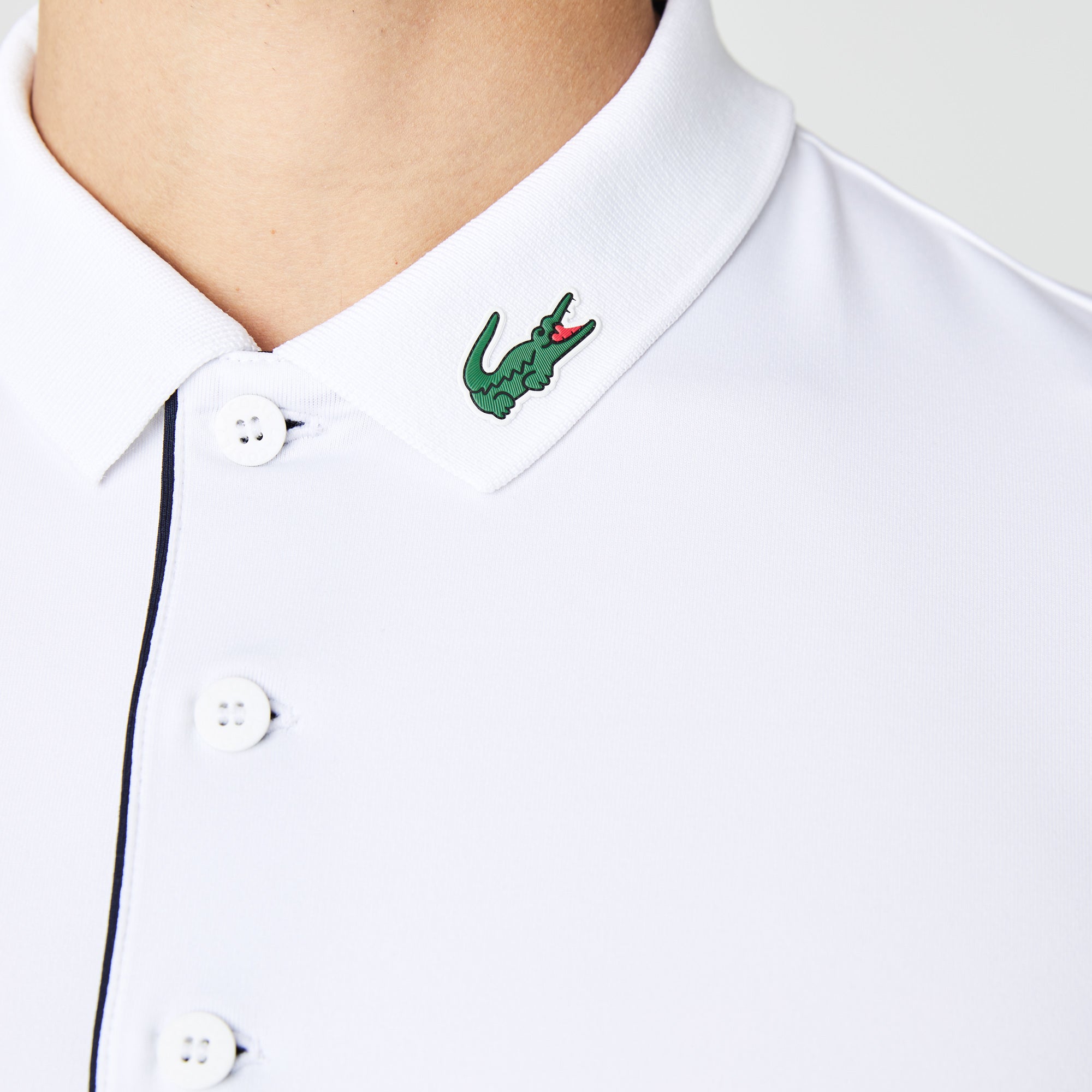 Polo à manches courtes - Blanc & Marine