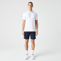 Polo à manches courtes - Blanc & Marine