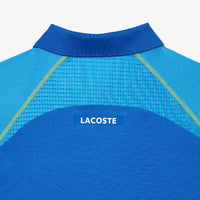 Tennis Polo ultra-dry pique - Kingdom & Fiji Lime