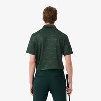 Golf straight cut polo shirt with UV protection - Vert & Sinople